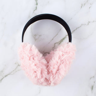 Faux Fur Earmuffs - Pink